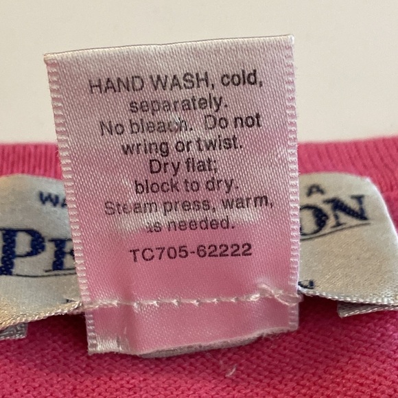 Pendleton Size Medium Pink Cotton Blend Sleeveless Top: 4852 - Picture 6 of 6